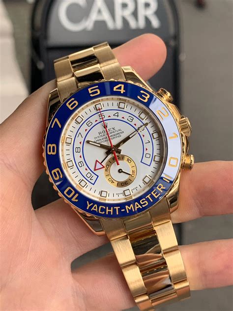 rolex yacht-master ii yellow gold watch prices canada|Rolex two tone yacht master.